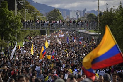 La movilización de ayer contra el gobierno de Duque fue masiva en Bogotá