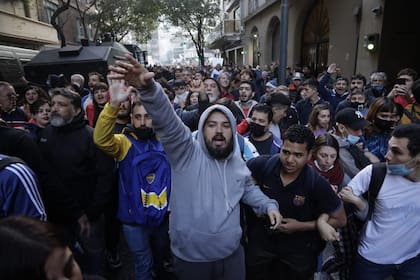 La movilización del sábado en Recoleta que derivó en incidentes con la Policía de la Ciudad, cerca de la casa de Cristina Kirchner