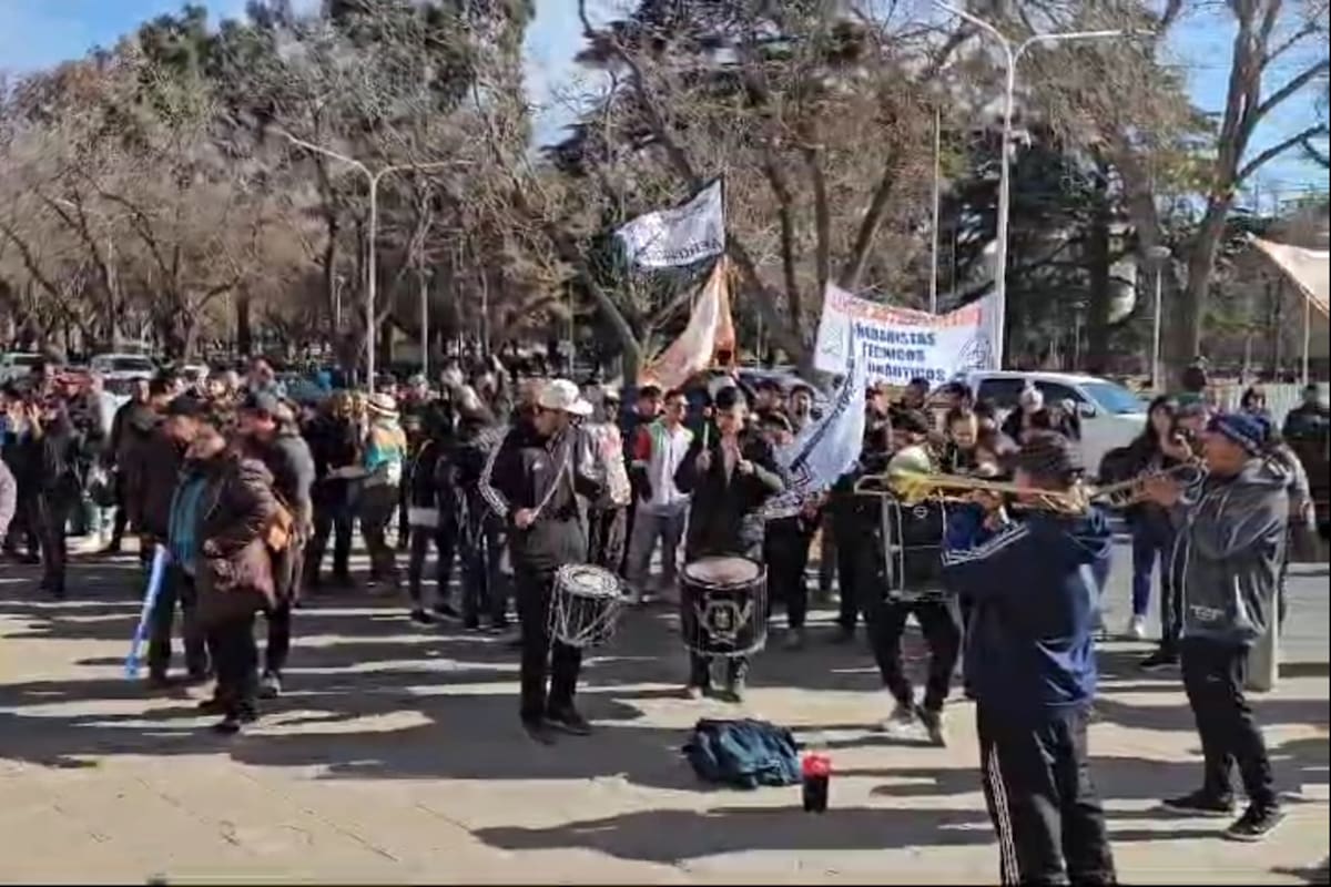 La movilización fue en contra del final del sistema aéreo de lucha contra el granizo