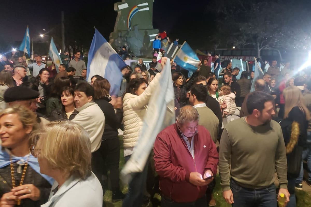 La movilización por Vicentin en Avellaneda, Santa Fe