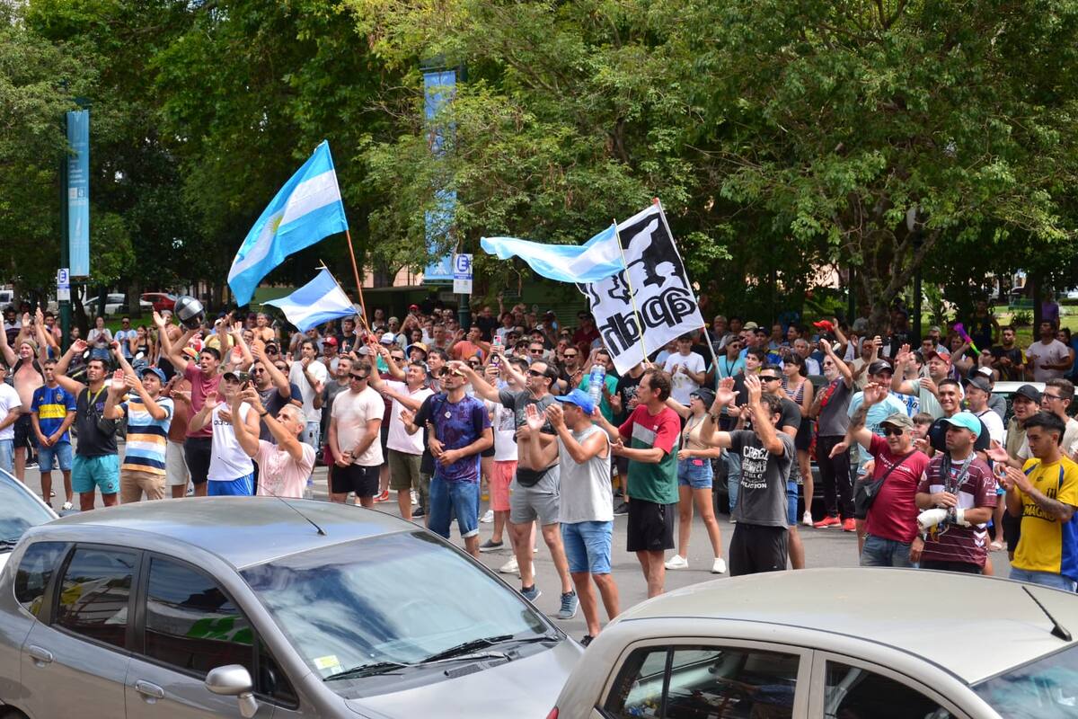 La movilización que se realizó el fin de semana en Concepción del Uruguay, donde está la planta "La China”, perteneciente a Granja Tres Arroyos