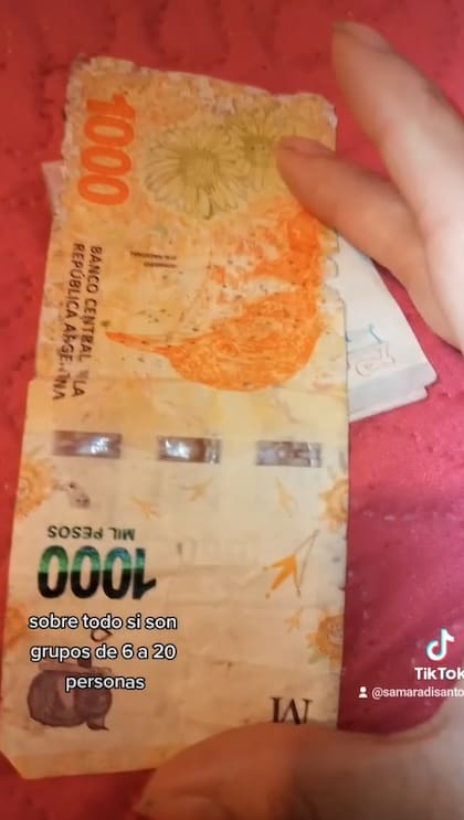 La moza contó que en diferentes oportunidades recibió billetes truchos