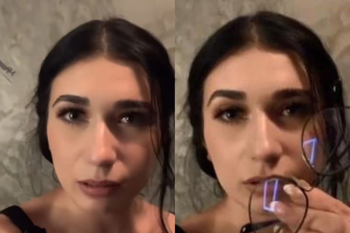 La moza realizó un descargo en las redes sociales y destrozó los anteojos que se olvidó una clienta