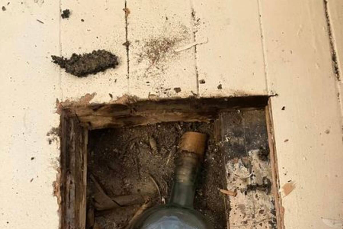 La mudanza de un viejo radiador provocó un inesperado hallazgo en este hogar de Edimburgo