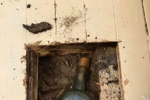 La mudanza de un viejo radiador provocó un inesperado hallazgo en este hogar de Edimburgo