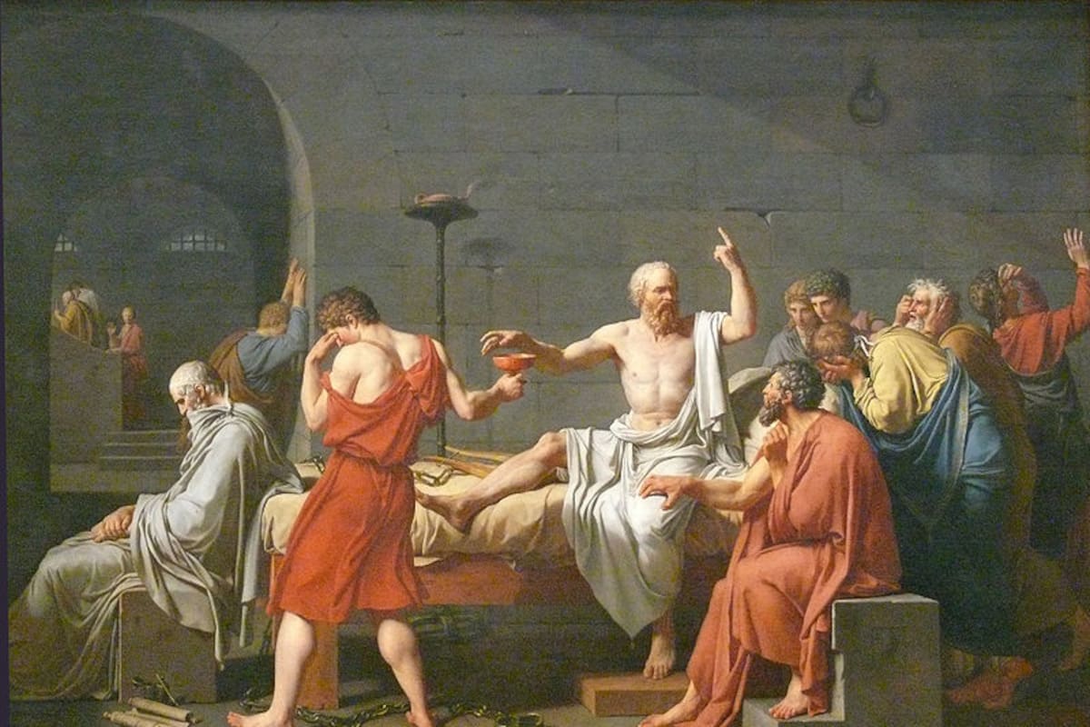 La Muerte de Sócrates.
