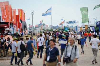 La muestra, con mucho público