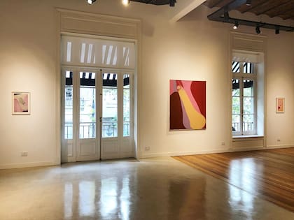Se exponen pinturas, dibujos y serigrafías que Minujín realizó a ritmo vertiginoso en 1973