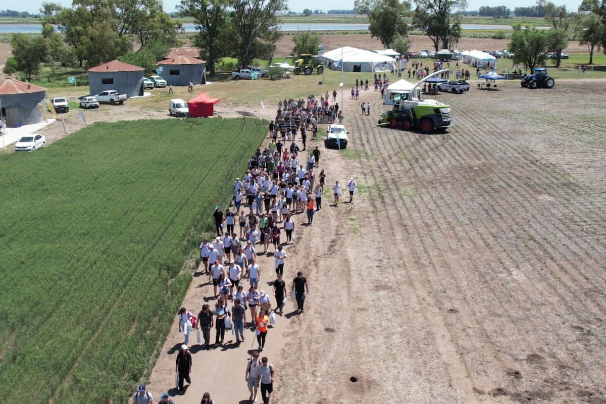 La muestra se realizó en el Campo Tecnológico Tomás, un predio de 72 hectáreas en Carlos Casares