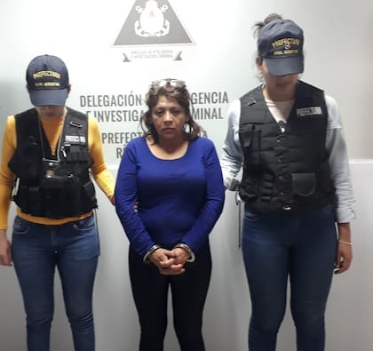 La mujer capturada