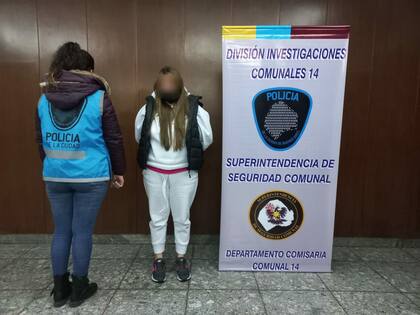 La mujer detenida