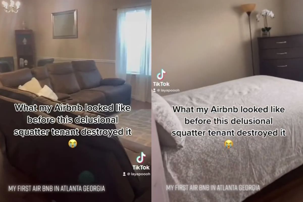 La mujer alquiló su casa y la recibió en pésimas condiciones