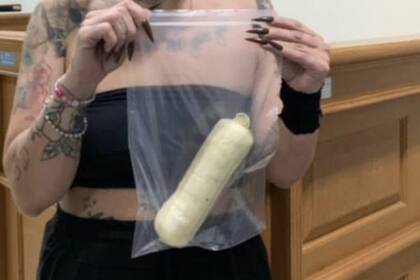 La mujer argentina detenida por llevar cocaína en Indonesia.