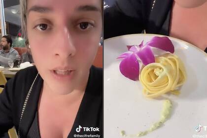 La mujer comió en un restaurante de Miami y mostró el plato por el que supuestamente le cobraron 50 dólares