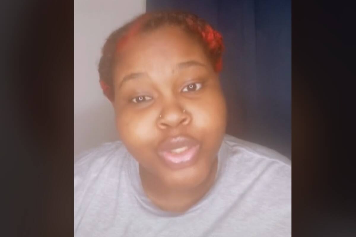 La mujer compartió en redes sociales la razón por la cual no la contrataron (Crédito: TikTok/@zanayajones8)