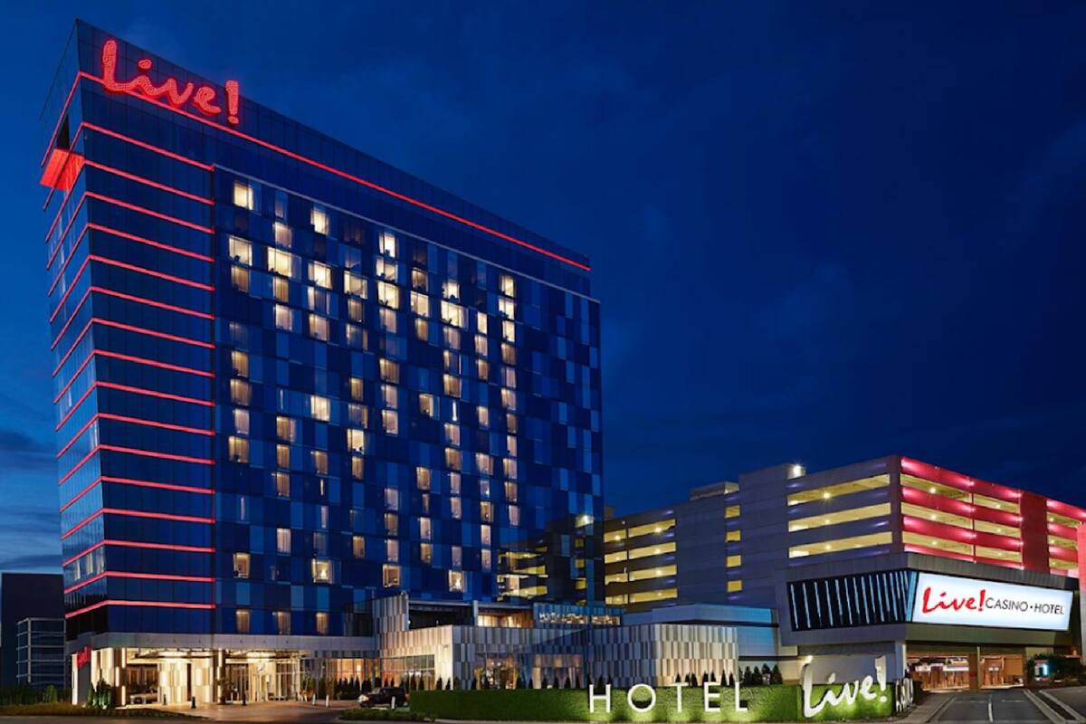 La mujer compró su boleto en Maryland Live!, 7002 Arundel Mills Cir #7777, Hanover