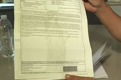 La mujer creyó inicialmente que la millonaria sanción podía tratarse de una estafa y buscó asesoría legal