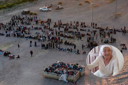 La mujer de 103 años salió de su país en busca de asilo en Estados Unidos