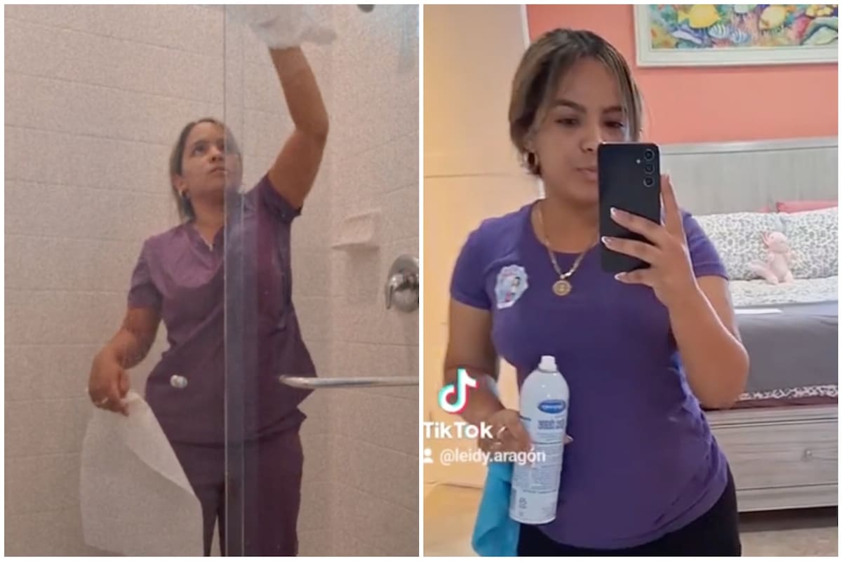 La mujer, de origen cubano, tiene su propio emprendimiento de limpieza de casas en Estados Unidos
