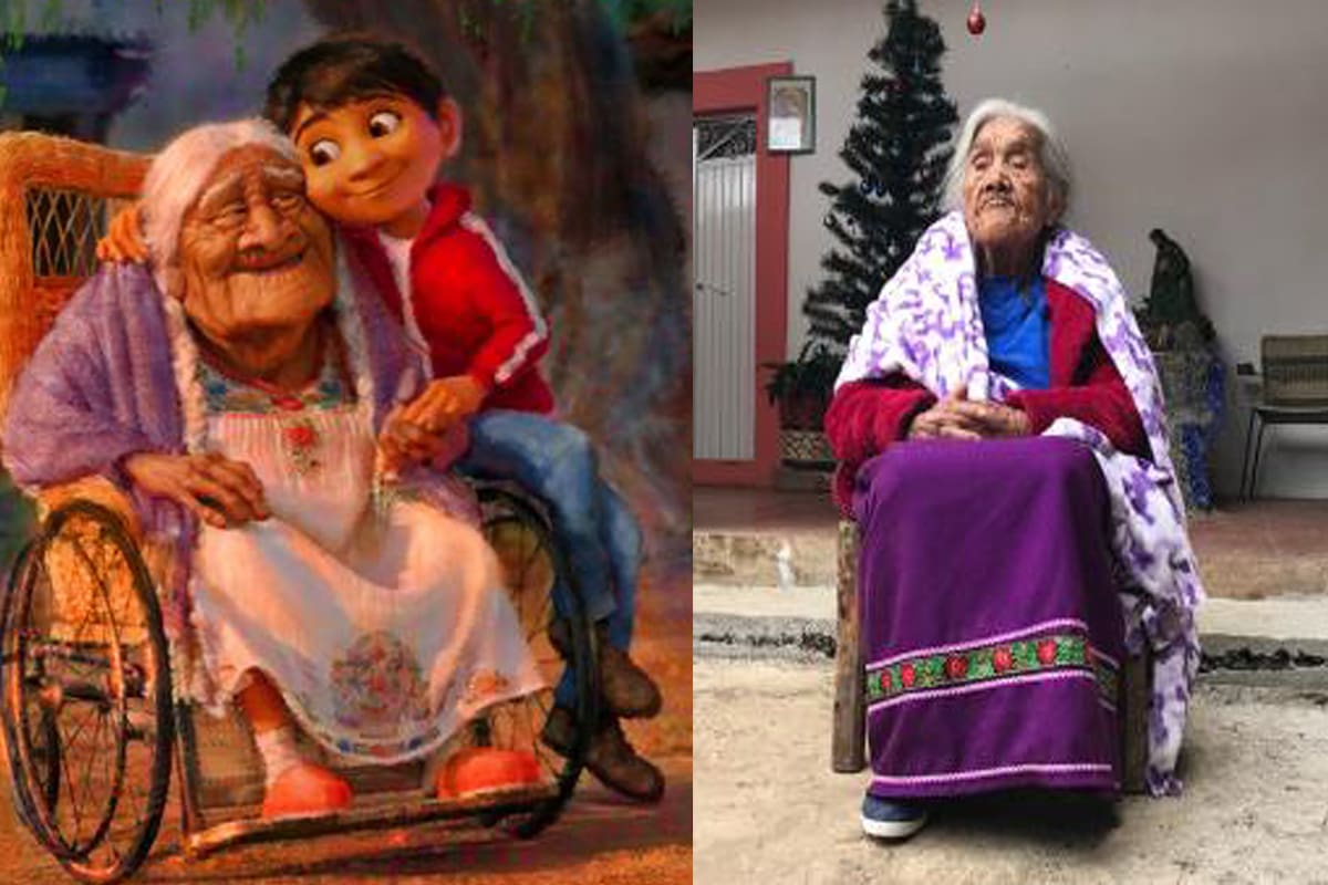 La mujer es muy parecida al personaje de Coco.