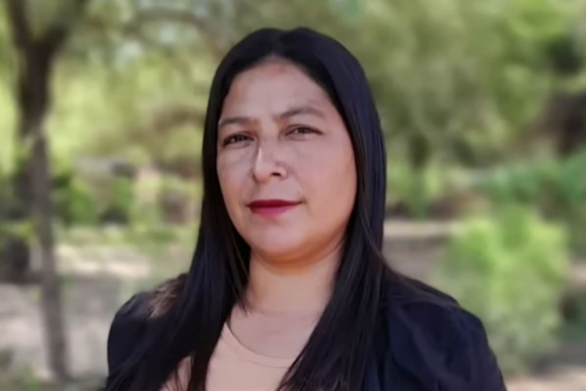 La mujer es una referente de la comunidad