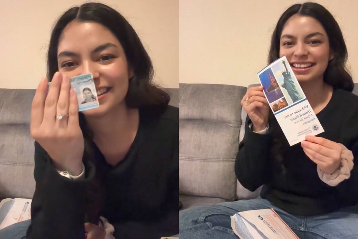 La mujer está casada con un ciudadano norteamericano y ya residía en el país (Foto: captura de pantalla)