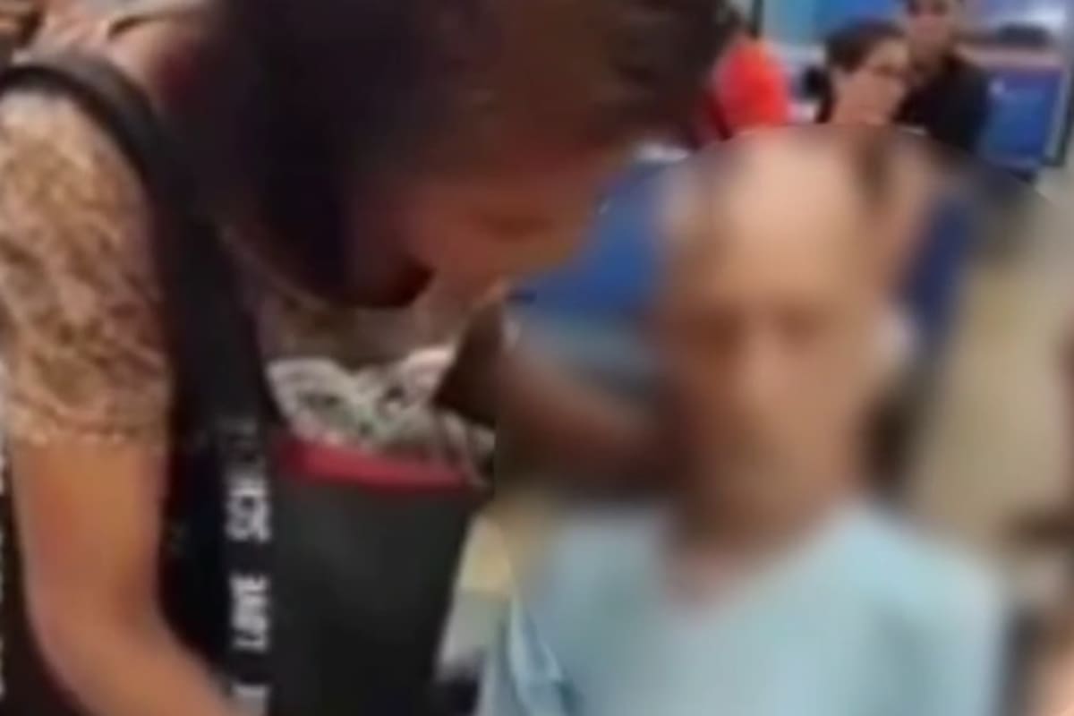 La mujer identificada como Erika Souza fue detenida por la Policía