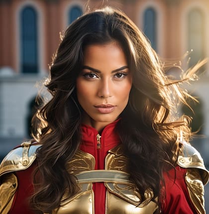 La Mujer Maravilla reimaginada por la inteligencia artificial de Firefly