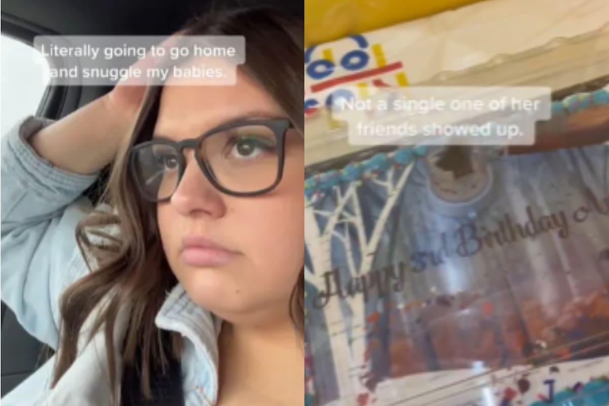 La mujer mostró su tristeza en las redes (Foto: Captura de video)