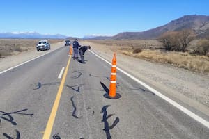 La mujer murió camino al hospital