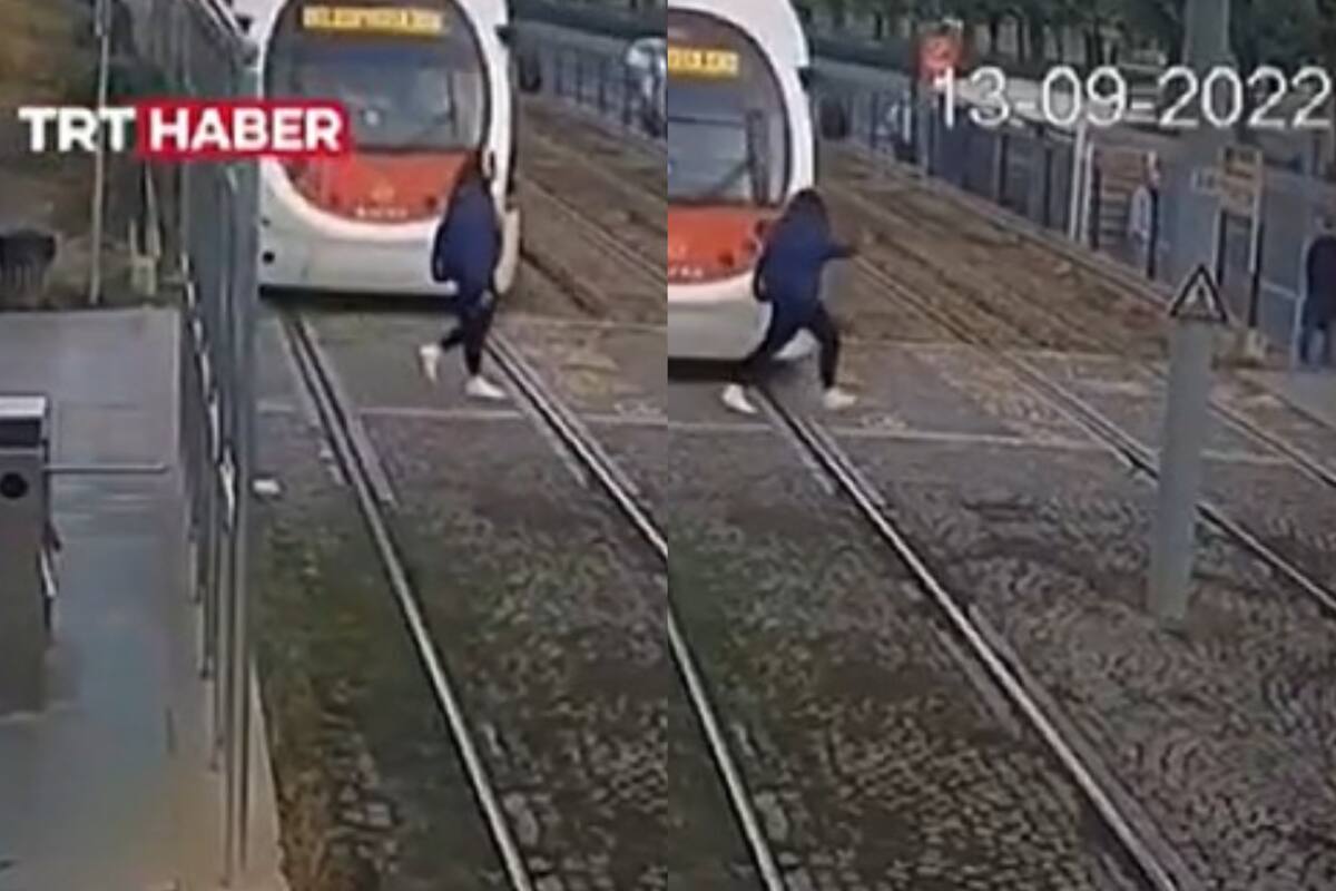 La mujer que protagonizó el incidente se salvó de milagro (Foto:Captura LN+)