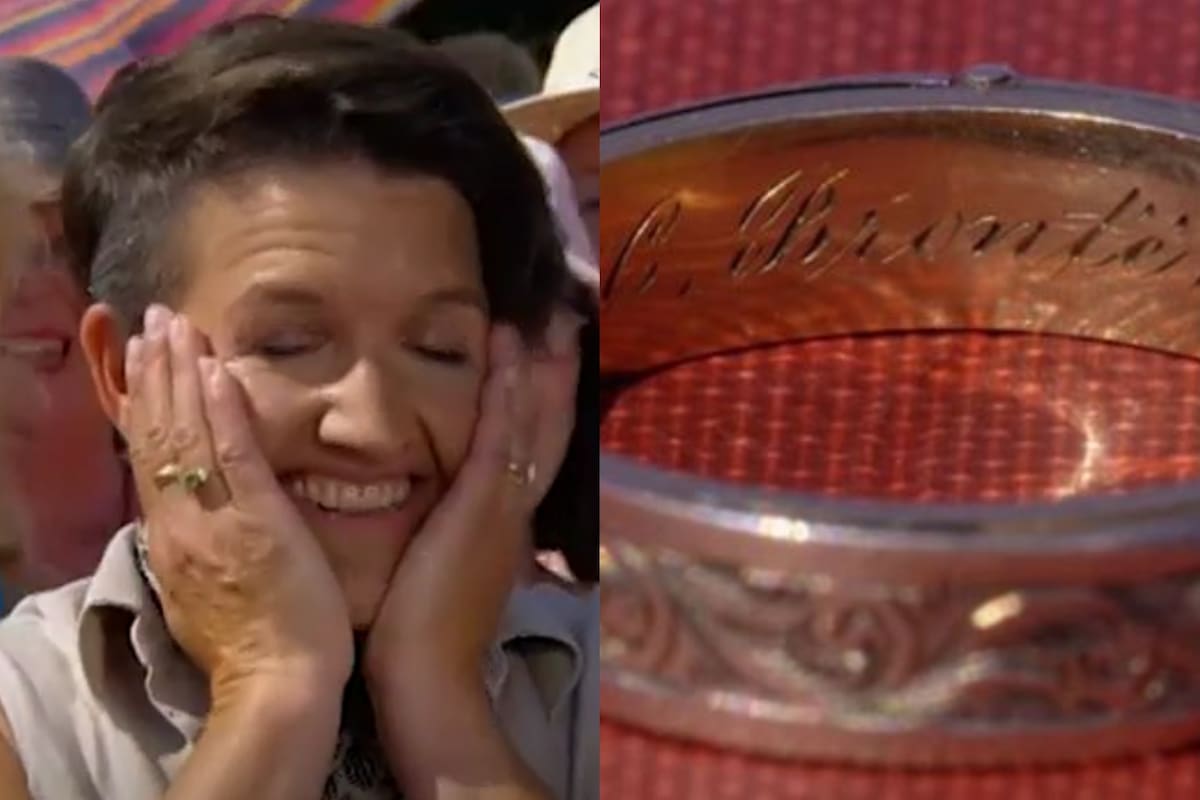 La mujer quedó atónita al descubrir la procedencia del anillo