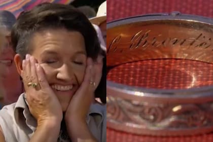 La mujer quedó atónita al descubrir la procedencia del anillo