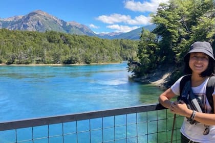 La mujer recorrió la Patagonia y ahora se encuentra en Europa