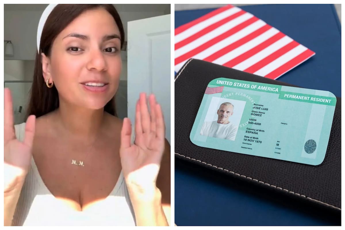La mujer relató cómo fue el ingreso a Estados Unidos luego de haber obtenido la green card