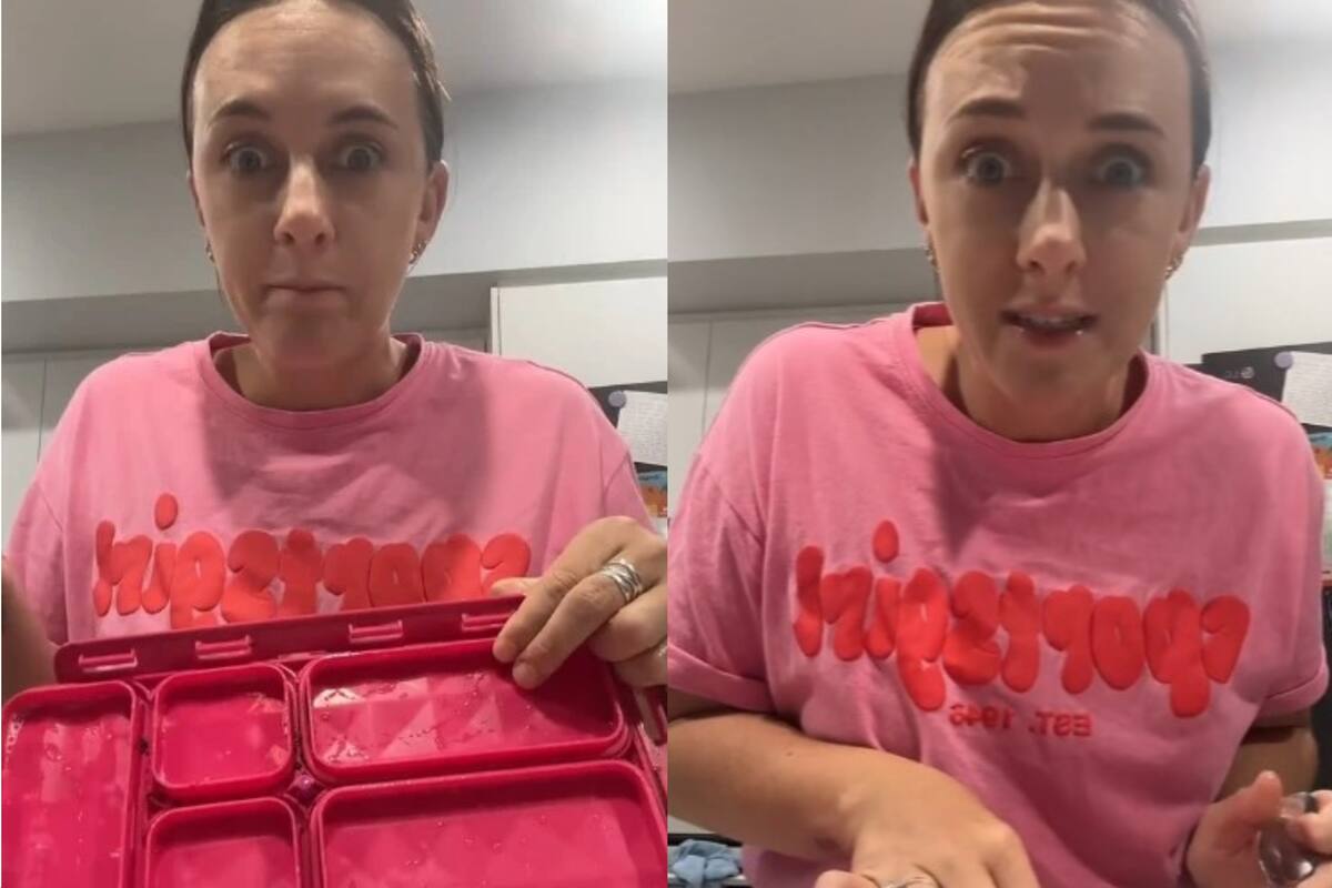 La mujer reveló que encontró moho en la vianda de su hija