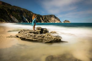 La mujer se fue de vacaciones por 10 días con sus amigas a Cefalonia, Grecia, y comprendió que debía cambiar su vida