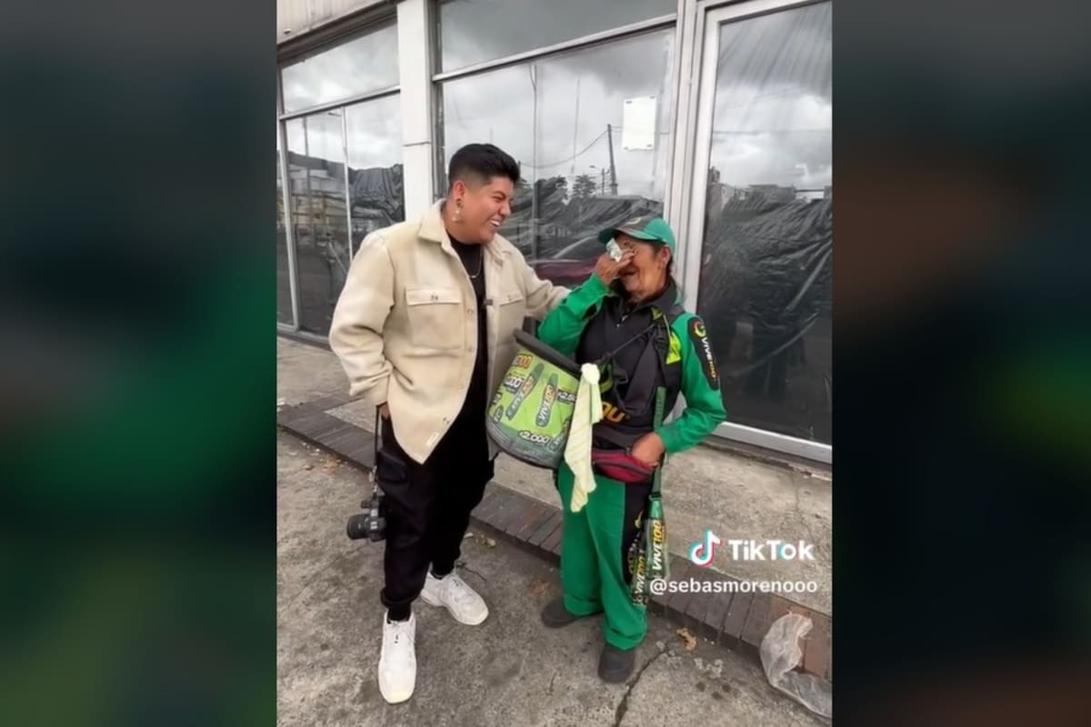La mujer se ganó la admiración de varios usuarios (Foto: TikTok: @sebastianmorenooo)