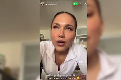 La mujer se grabó en pleno enojo (Captura video)