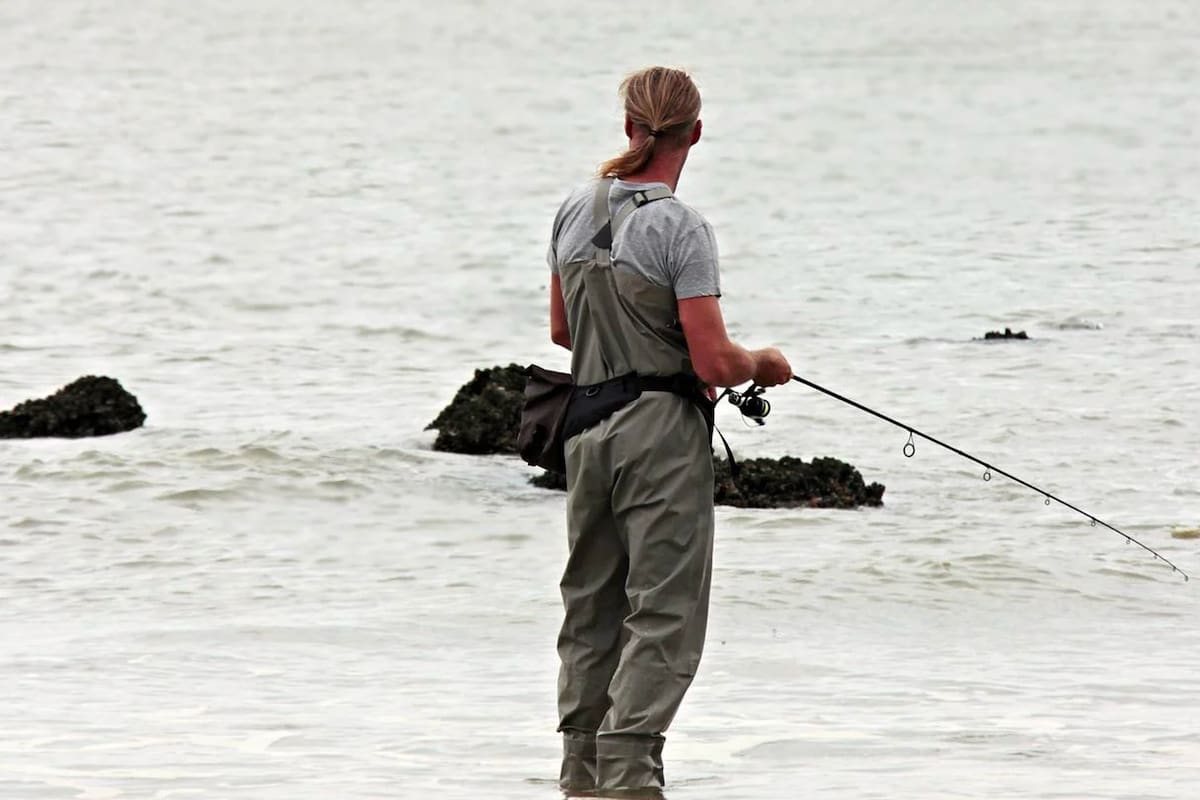La mujer se preparaba para tomar la foto del pez vela, cuando éste saltó y la hirió