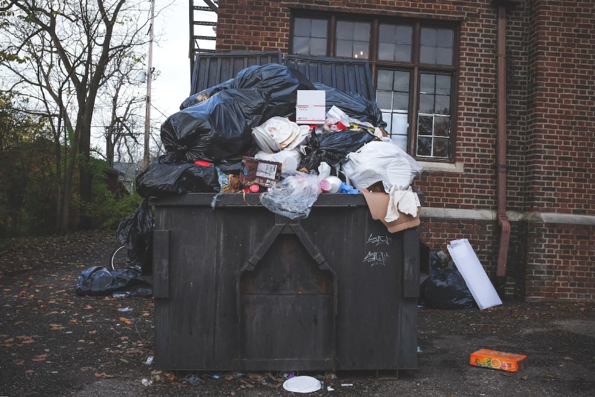 La mujer tiró a su bebé a la basura en Florida luego de haber dado a luz supuestamente sin saber que estaba embarazada | Foto ilustrativa de un contenedor, no pertenece a los hechos