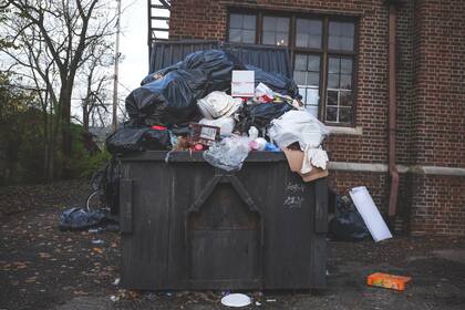 La mujer tiró a su bebé a la basura en Florida luego de haber dado a luz supuestamente sin saber que estaba embarazada | Foto ilustrativa de un contenedor, no pertenece a los hechos