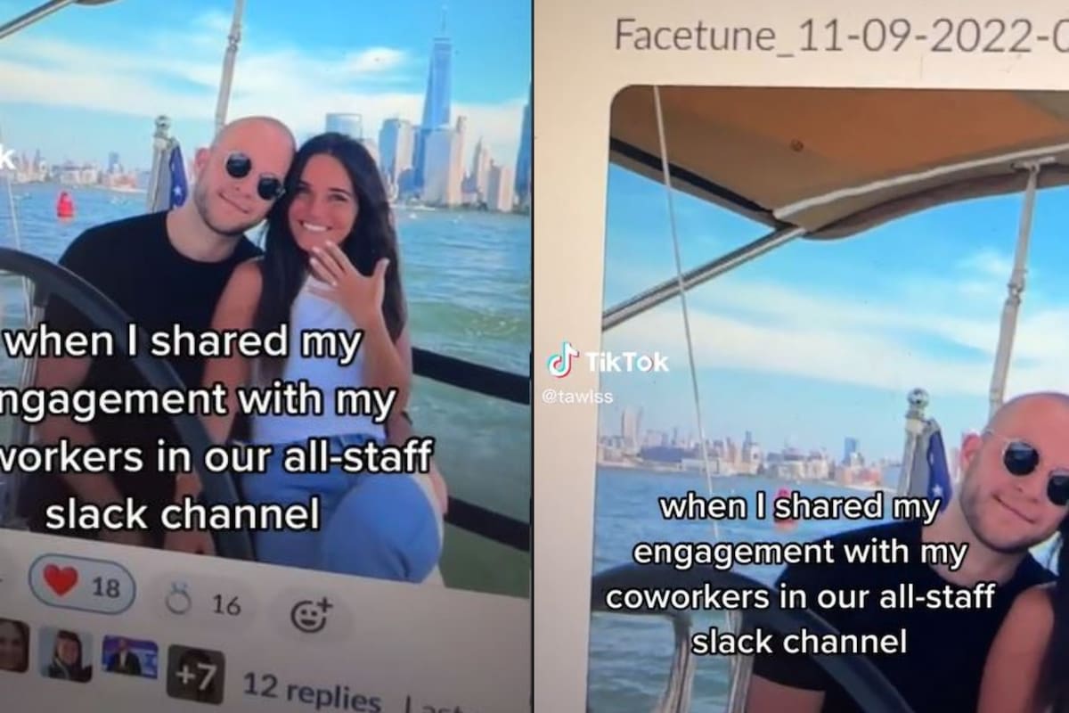 La mujer tomó su “error” con humor y lo compartió en TikTok