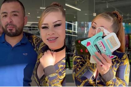 La mujer usó toallas húmedas para retirar el maquillaje (Foto: Facebook: Lupita Anaya)