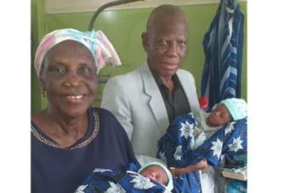 La mujer y su esposo estaban en búsqueda desde 1974. Fuente: Lagos University Teaching Hospital