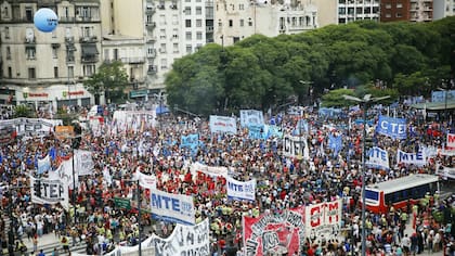 Columnas de movimientos sociales, principales apuntados en el informe del Ministerio de Seguridad