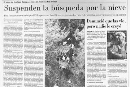 LA NACION documentó paso a paso la desaparición y el operativo de búsqueda que conmocionó a ambos países