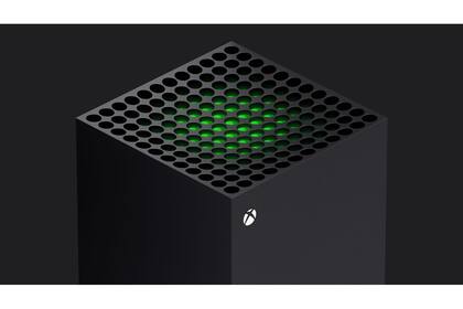 LA NACION fue uno de los seis medios locales que tuvieron acceso a la Xbox Series X; en la imagen, el gran disipador de calor en la parte superior del equipo