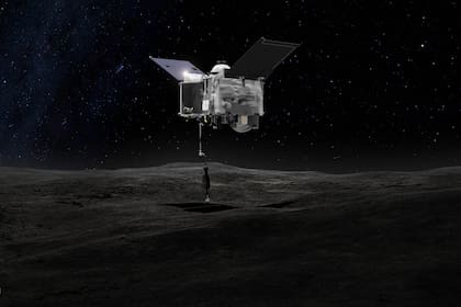 Una sona de la NASA descenderá en el asteroide Bennu para recoger muestras y traerlas a la Tierra