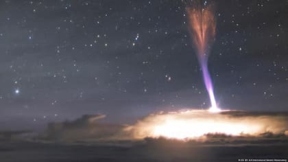 La NASA explicó que los chorros gigantes se producen cuando se presentan condiciones turbulentas en las cimas de las tormentas (Foto: CC BY 4.0 International Gemini Observatory)
